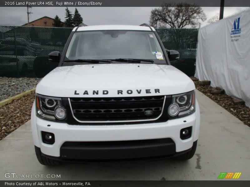 Fuji White / Ebony/Ebony 2016 Land Rover LR4 HSE