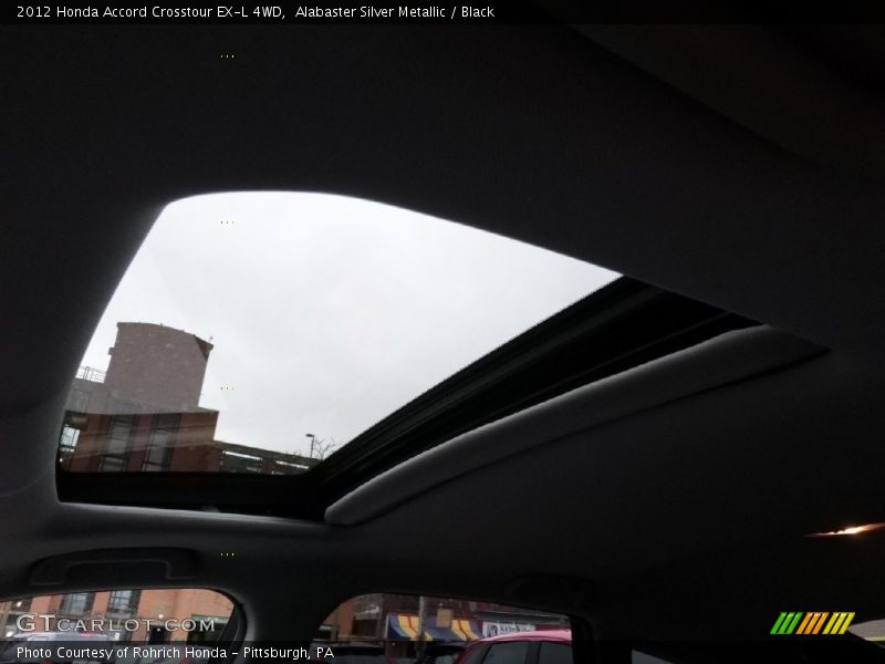 Alabaster Silver Metallic / Black 2012 Honda Accord Crosstour EX-L 4WD