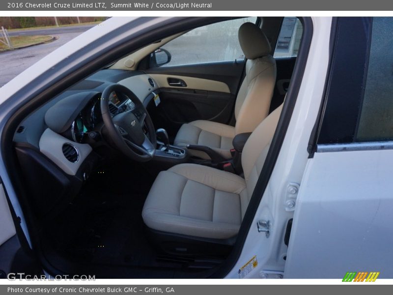 Summit White / Cocoa/Light Neutral 2016 Chevrolet Cruze Limited LTZ