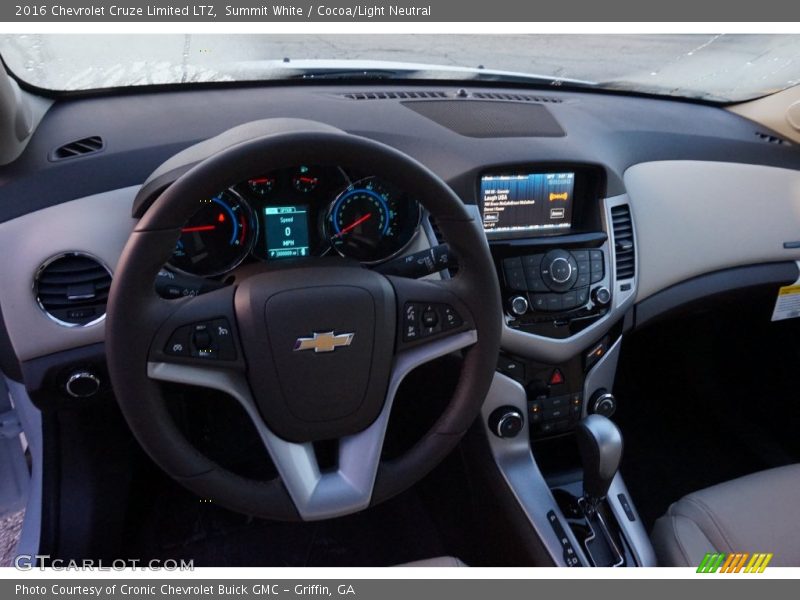 Summit White / Cocoa/Light Neutral 2016 Chevrolet Cruze Limited LTZ