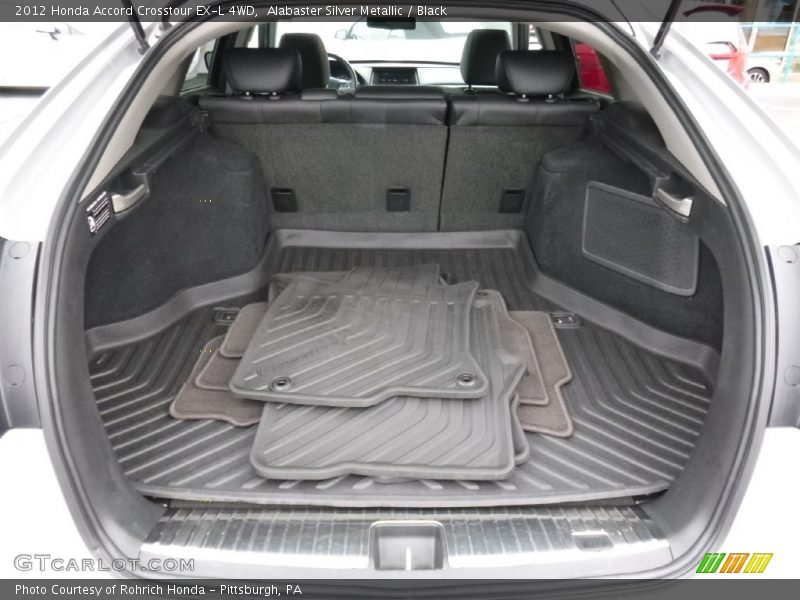 Alabaster Silver Metallic / Black 2012 Honda Accord Crosstour EX-L 4WD