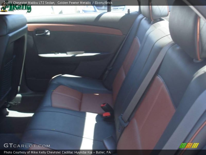 Golden Pewter Metallic / Ebony/Brick 2009 Chevrolet Malibu LTZ Sedan