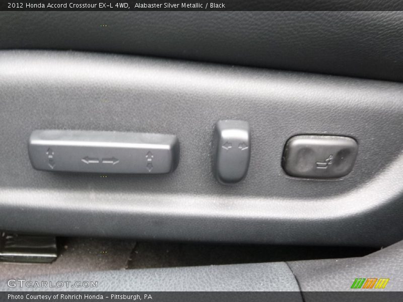 Alabaster Silver Metallic / Black 2012 Honda Accord Crosstour EX-L 4WD