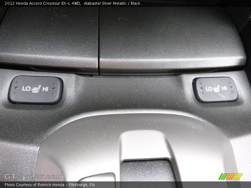 Alabaster Silver Metallic / Black 2012 Honda Accord Crosstour EX-L 4WD
