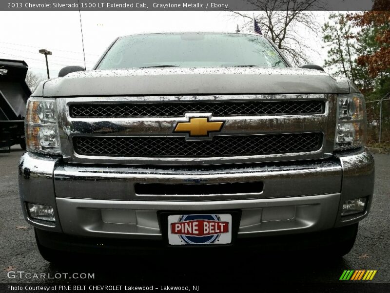Graystone Metallic / Ebony 2013 Chevrolet Silverado 1500 LT Extended Cab