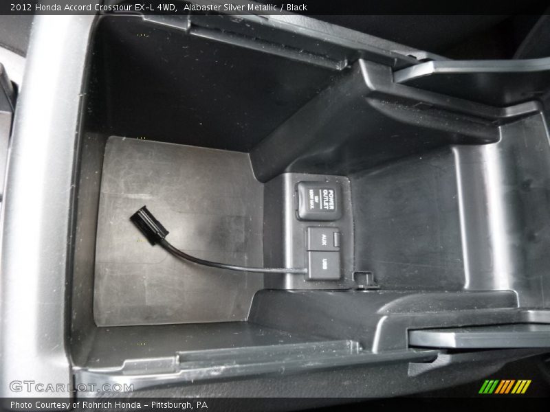 Alabaster Silver Metallic / Black 2012 Honda Accord Crosstour EX-L 4WD