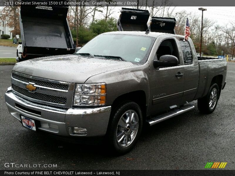 Graystone Metallic / Ebony 2013 Chevrolet Silverado 1500 LT Extended Cab