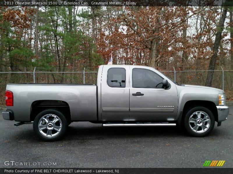 Graystone Metallic / Ebony 2013 Chevrolet Silverado 1500 LT Extended Cab