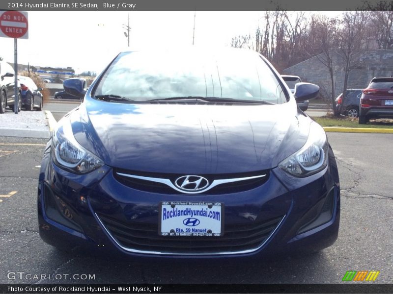 Blue / Gray 2014 Hyundai Elantra SE Sedan