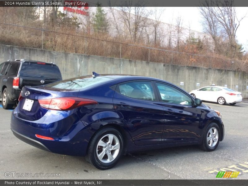 Blue / Gray 2014 Hyundai Elantra SE Sedan