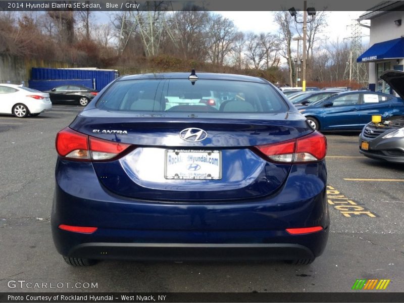 Blue / Gray 2014 Hyundai Elantra SE Sedan