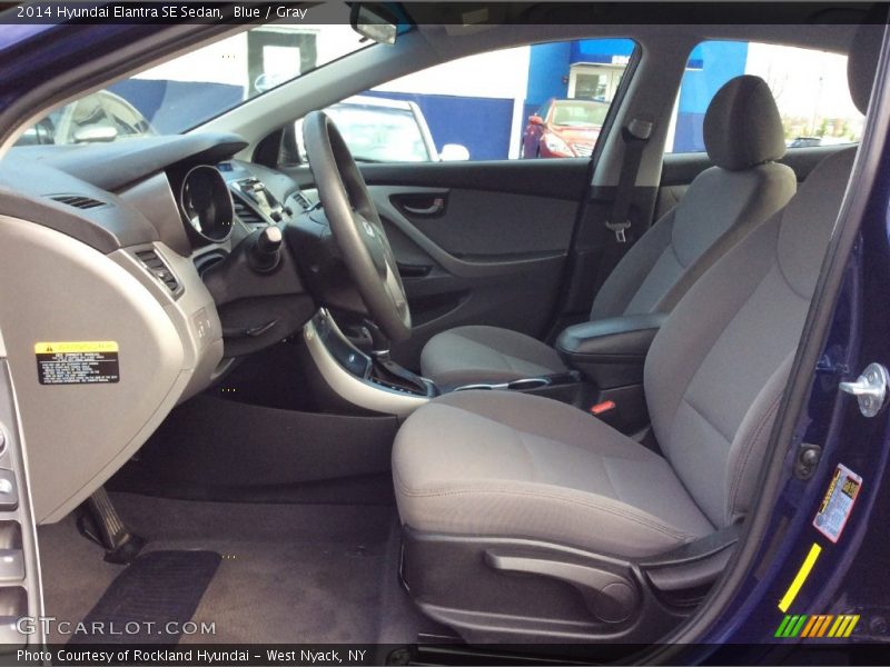 Blue / Gray 2014 Hyundai Elantra SE Sedan