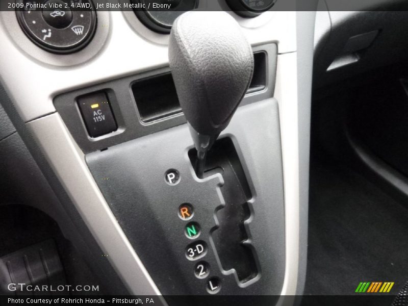 Jet Black Metallic / Ebony 2009 Pontiac Vibe 2.4 AWD