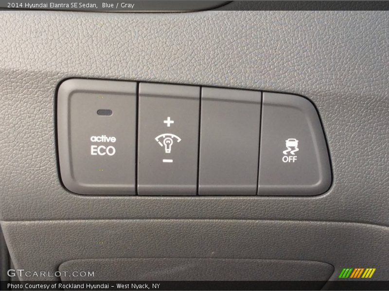 Blue / Gray 2014 Hyundai Elantra SE Sedan