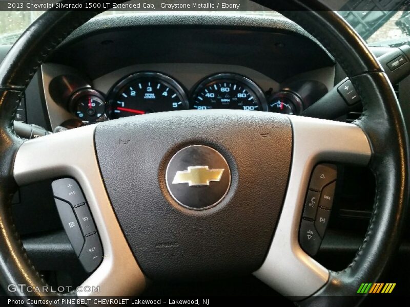 Graystone Metallic / Ebony 2013 Chevrolet Silverado 1500 LT Extended Cab