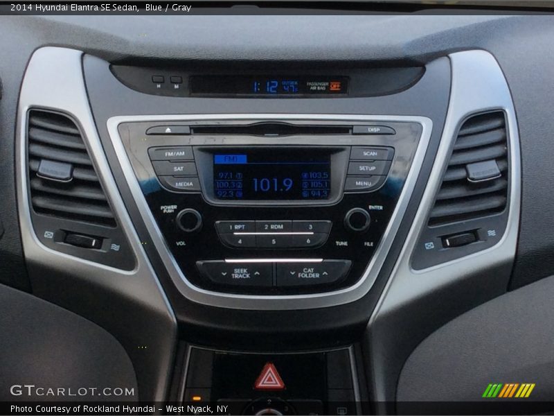 Blue / Gray 2014 Hyundai Elantra SE Sedan