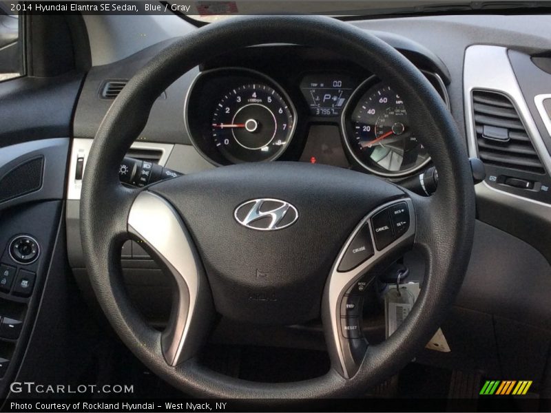 Blue / Gray 2014 Hyundai Elantra SE Sedan