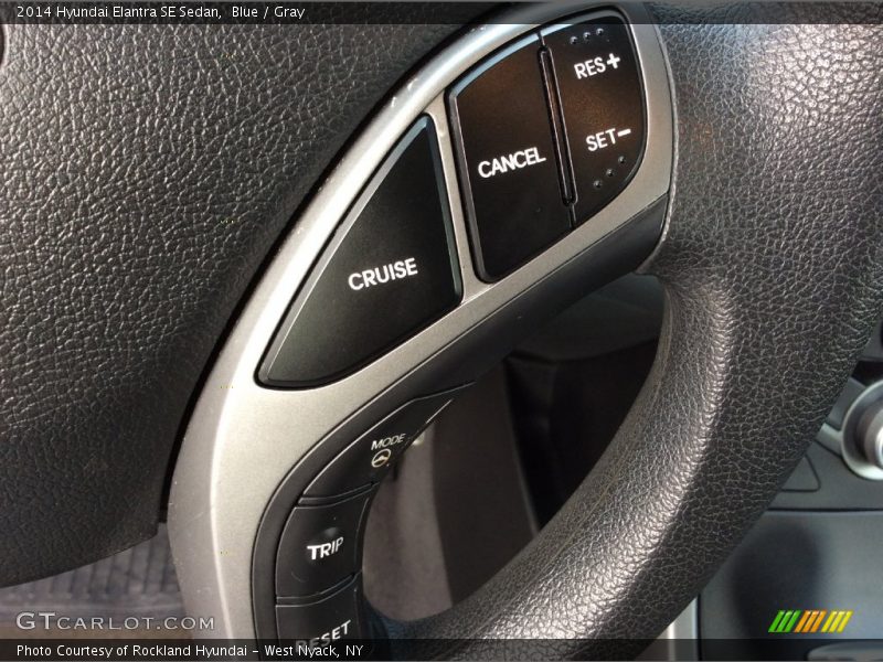 Blue / Gray 2014 Hyundai Elantra SE Sedan