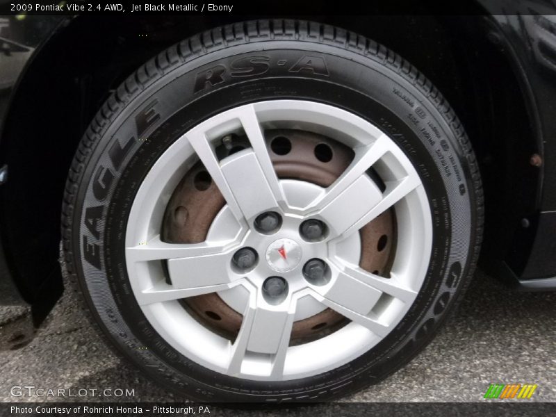 Jet Black Metallic / Ebony 2009 Pontiac Vibe 2.4 AWD