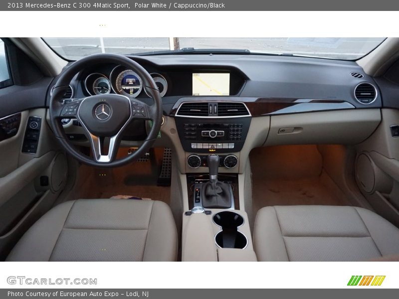 Polar White / Cappuccino/Black 2013 Mercedes-Benz C 300 4Matic Sport