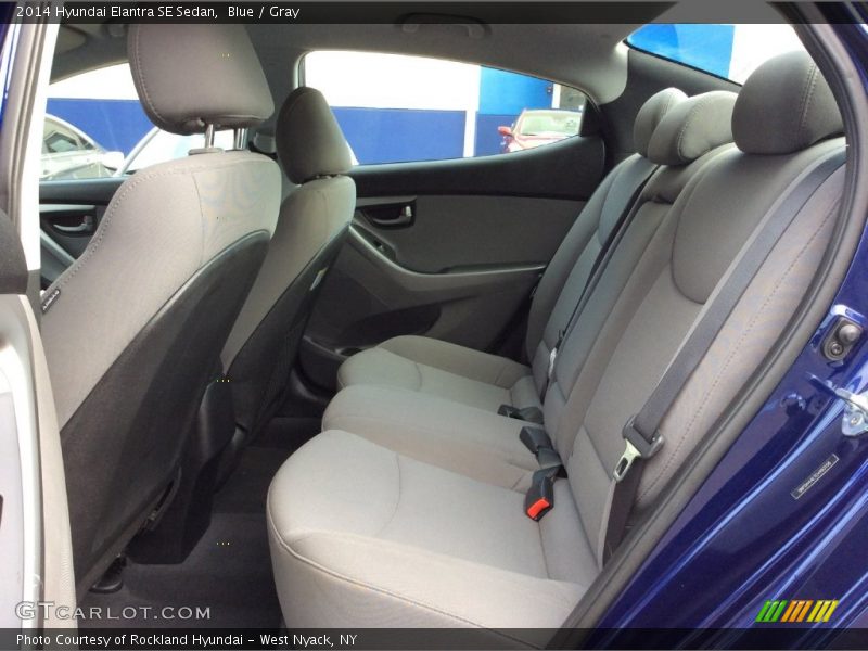 Blue / Gray 2014 Hyundai Elantra SE Sedan