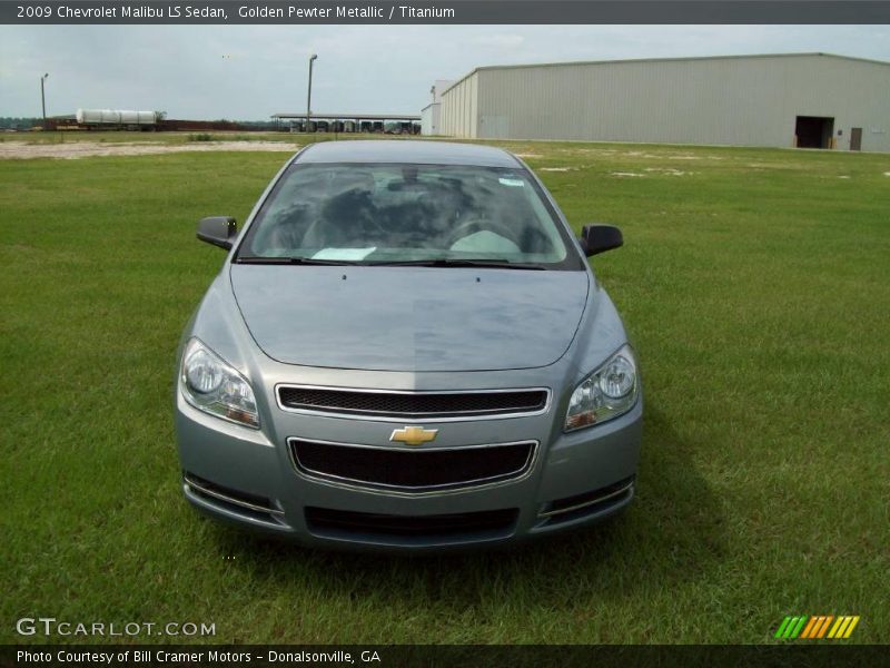 Golden Pewter Metallic / Titanium 2009 Chevrolet Malibu LS Sedan