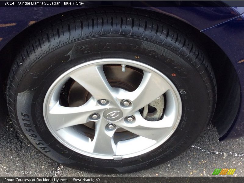 Blue / Gray 2014 Hyundai Elantra SE Sedan
