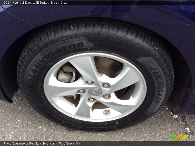 Blue / Gray 2014 Hyundai Elantra SE Sedan