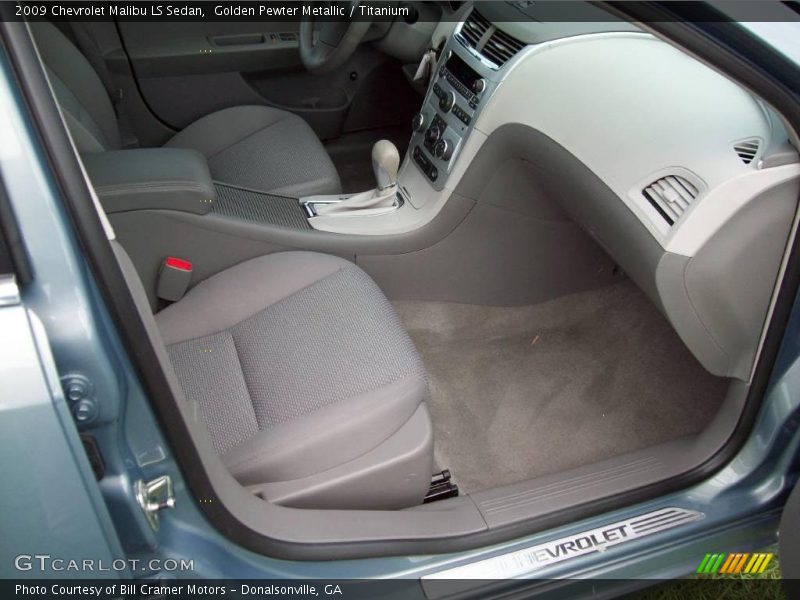 Golden Pewter Metallic / Titanium 2009 Chevrolet Malibu LS Sedan
