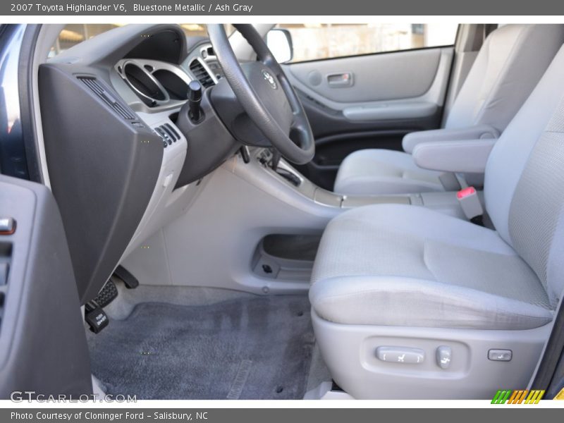 Bluestone Metallic / Ash Gray 2007 Toyota Highlander V6