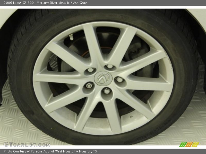 Mercury Silver Metallic / Ash Gray 2006 Lexus GS 300