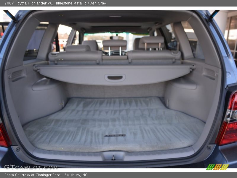 Bluestone Metallic / Ash Gray 2007 Toyota Highlander V6