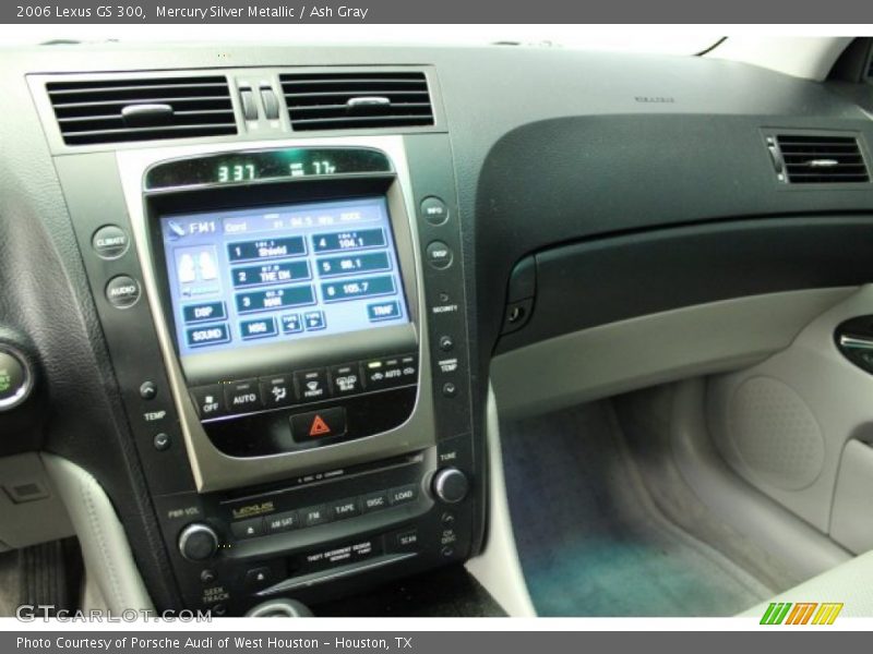 Mercury Silver Metallic / Ash Gray 2006 Lexus GS 300
