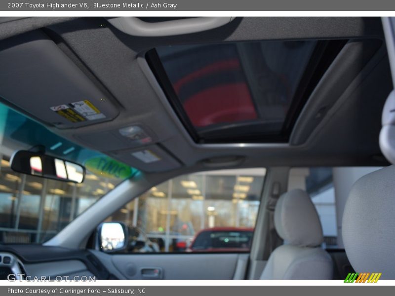 Bluestone Metallic / Ash Gray 2007 Toyota Highlander V6