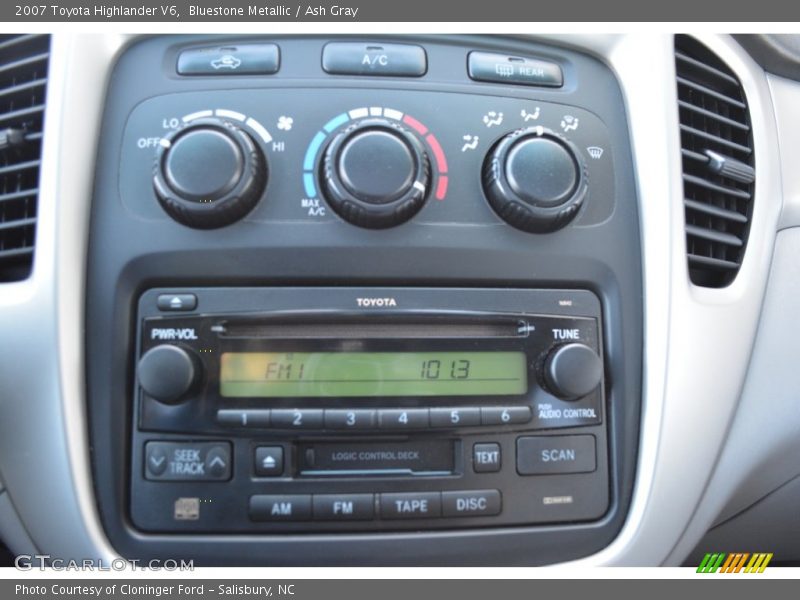 Bluestone Metallic / Ash Gray 2007 Toyota Highlander V6