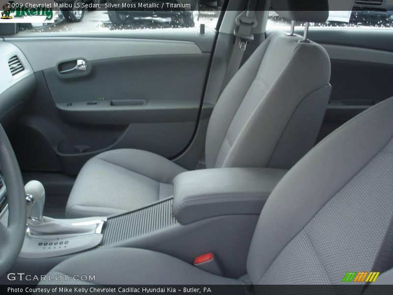 Silver Moss Metallic / Titanium 2009 Chevrolet Malibu LS Sedan