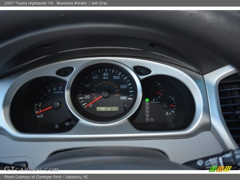 Bluestone Metallic / Ash Gray 2007 Toyota Highlander V6