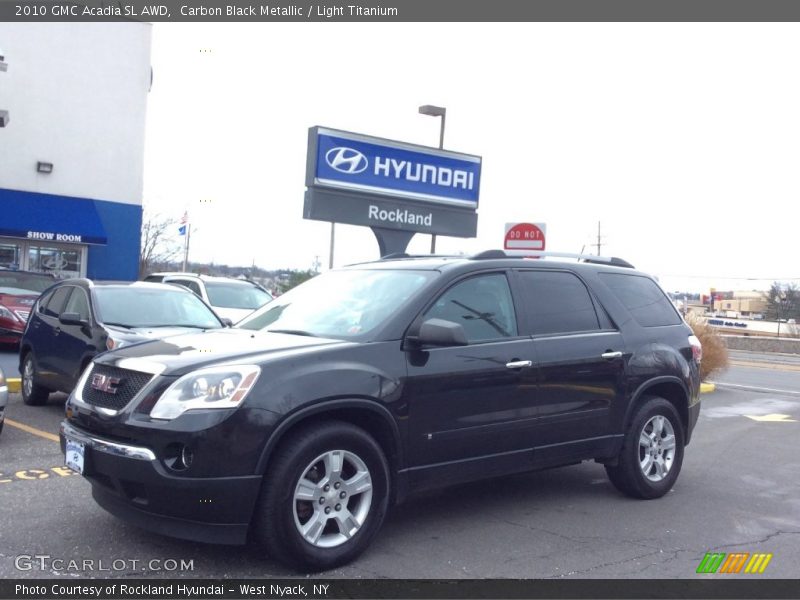 Carbon Black Metallic / Light Titanium 2010 GMC Acadia SL AWD