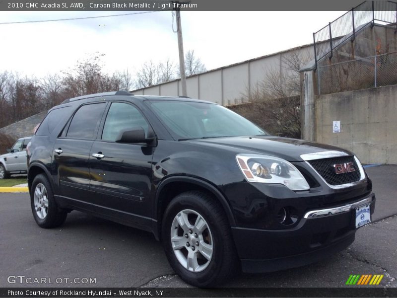 Carbon Black Metallic / Light Titanium 2010 GMC Acadia SL AWD