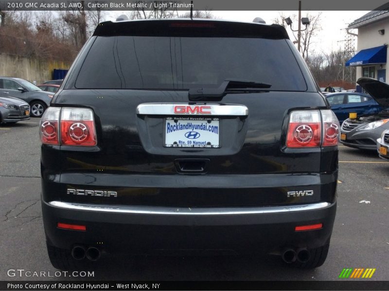 Carbon Black Metallic / Light Titanium 2010 GMC Acadia SL AWD