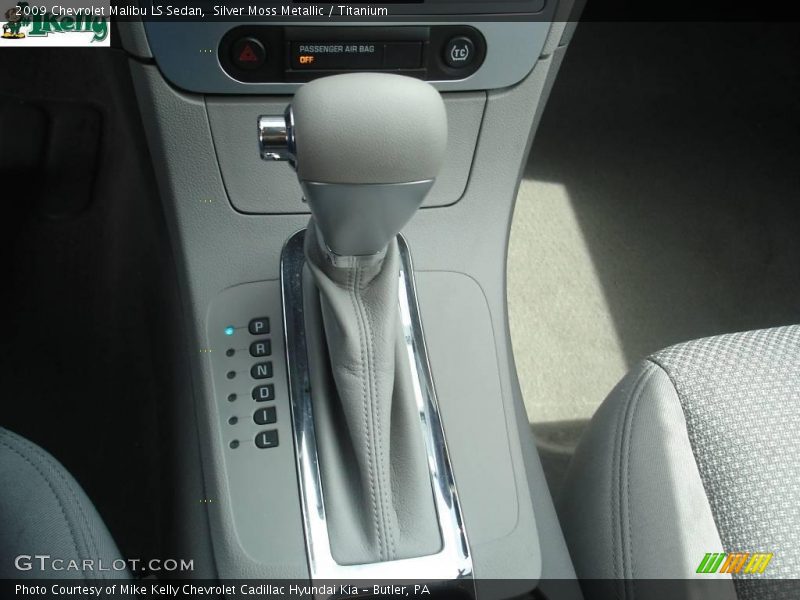 Silver Moss Metallic / Titanium 2009 Chevrolet Malibu LS Sedan