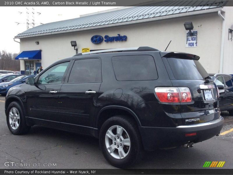 Carbon Black Metallic / Light Titanium 2010 GMC Acadia SL AWD