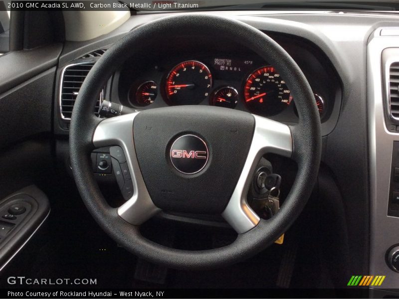 Carbon Black Metallic / Light Titanium 2010 GMC Acadia SL AWD
