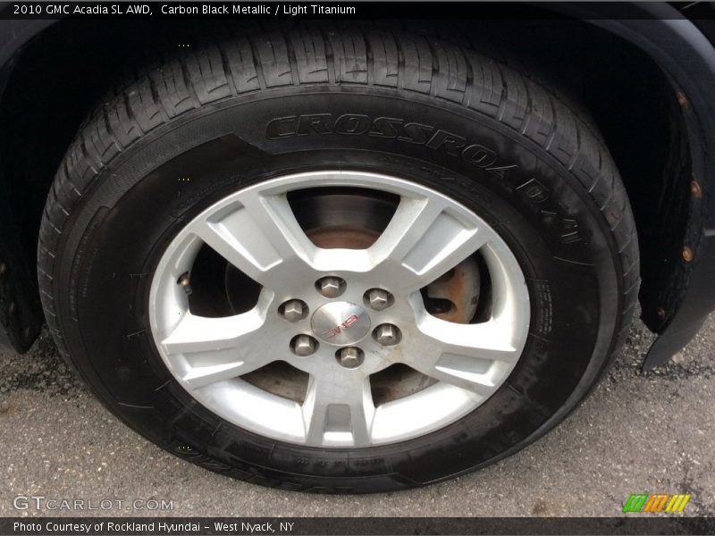 Carbon Black Metallic / Light Titanium 2010 GMC Acadia SL AWD