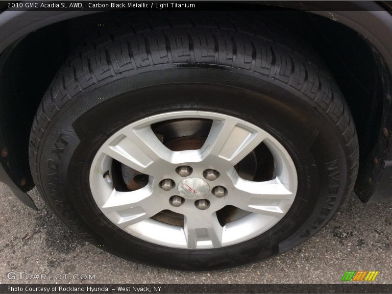 Carbon Black Metallic / Light Titanium 2010 GMC Acadia SL AWD