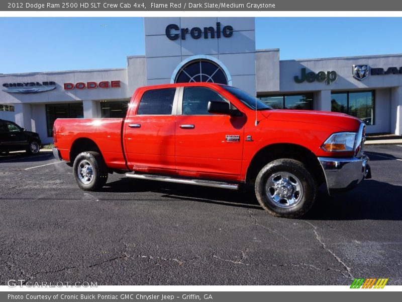 Flame Red / Dark Slate/Medium Graystone 2012 Dodge Ram 2500 HD SLT Crew Cab 4x4