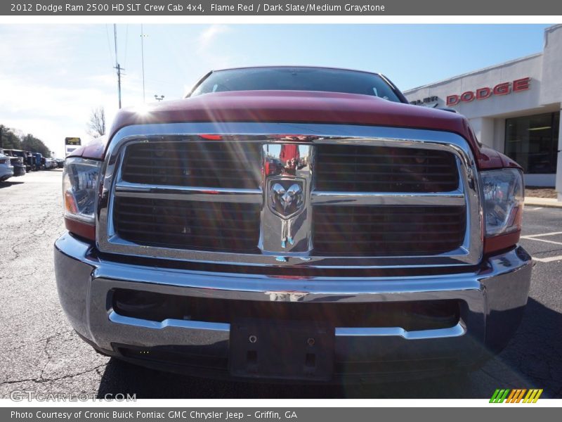 Flame Red / Dark Slate/Medium Graystone 2012 Dodge Ram 2500 HD SLT Crew Cab 4x4