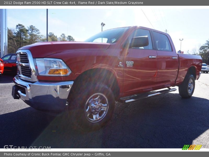 Flame Red / Dark Slate/Medium Graystone 2012 Dodge Ram 2500 HD SLT Crew Cab 4x4