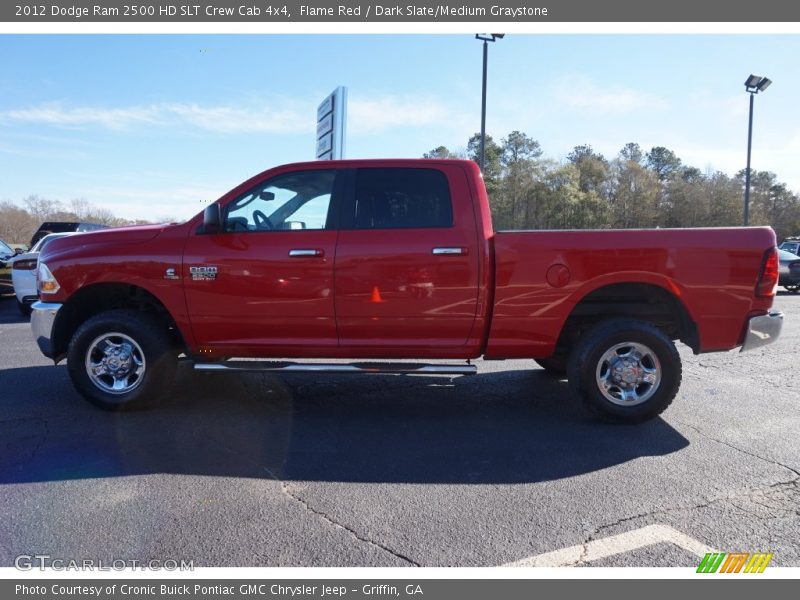 Flame Red / Dark Slate/Medium Graystone 2012 Dodge Ram 2500 HD SLT Crew Cab 4x4