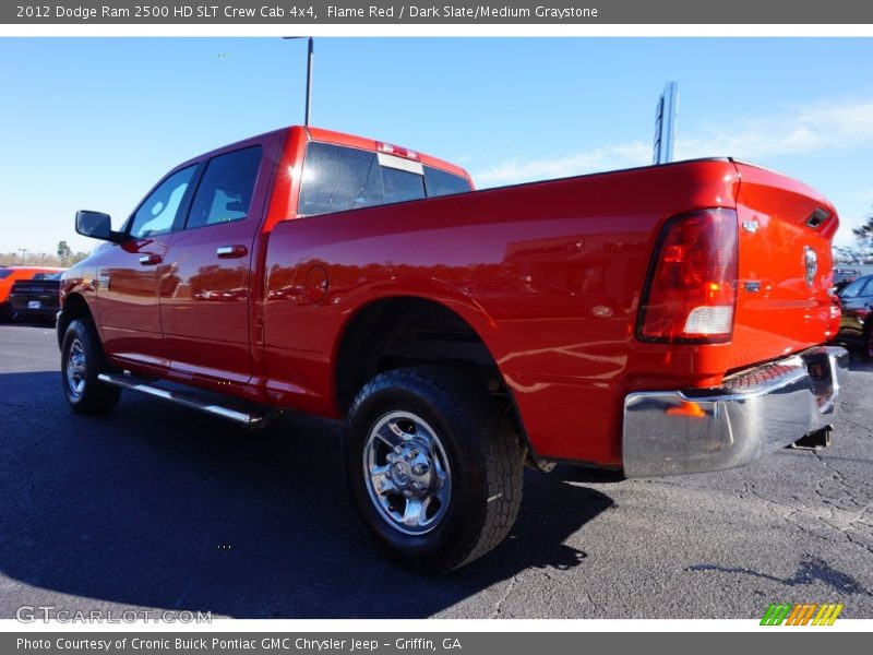 Flame Red / Dark Slate/Medium Graystone 2012 Dodge Ram 2500 HD SLT Crew Cab 4x4